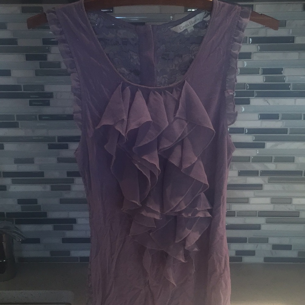 Ruffle tank
